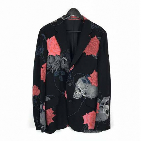 ヨウジヤマモト　14AW　スカルローズ　ジャケット