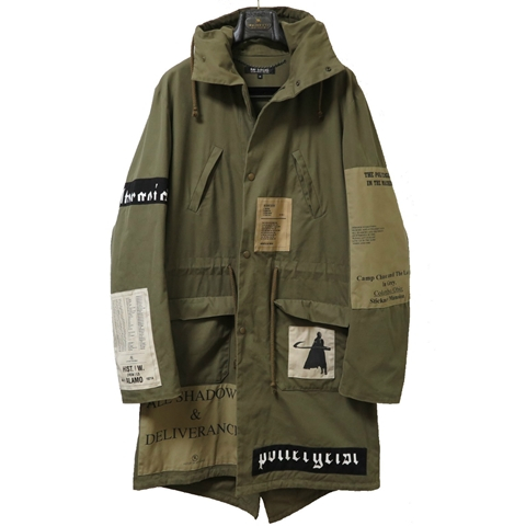 RAF SIMONS ラフシモンズ 2005 -2006 AW Poltergeist M-51 Parka ポルターガイスト モッズコート パッチワーク ヴィンテージ アーカイブ