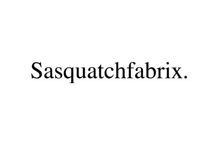 Sasquatchfabrix.(サスクワァッチファブリックス)