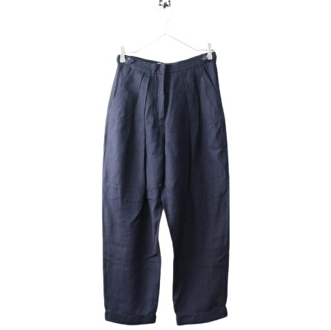 STUDIO NICHOLSON スタジオニコルソン BACCI PANT SN-265  ヴィスコース リネン タックワイド パンツ 