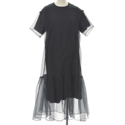 AKIRA NAKA アキラナカ Layer organza dress レイヤードワンピース