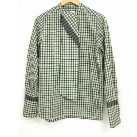 beautiful people ビューティフルピープル tattersall bow tie blouse ボウタイブラウス チェック