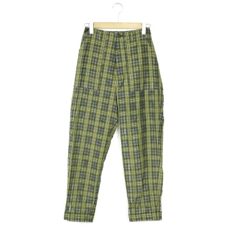 beautiful people ビューティフルピープル 2018SS organdy check baker pants オーガンジーチェックベイカーパンツ