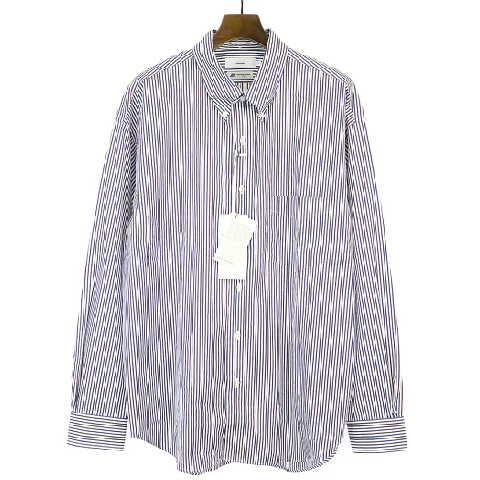 Graphpaper グラフペーパー 2019AW THOMAS MASON L/S B.D Box Shirt ストライプシャツ