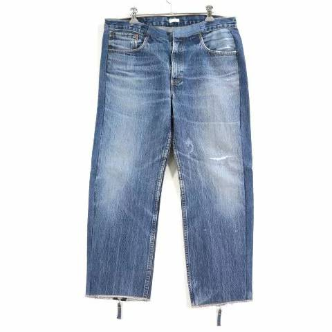 SEEALL  シーオール  RECONSTRUCTED ZIP DENIM  再構築ジップデニムパンツ