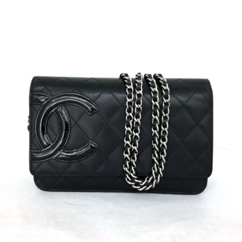 CHANEL シャネル カンボンライン チェーンウォレット ショルダーバッグ